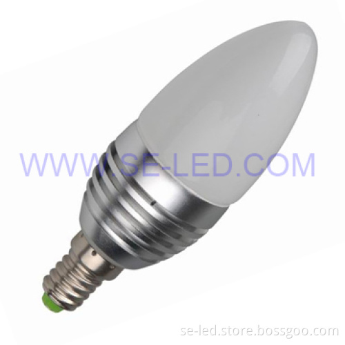 3W High Power E17 Cool White LED Candle Lights